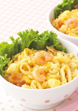 炊き込みシーフードカレーピラフ-レシピのメイン写真