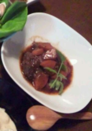 牛よりヘルシー　ラムの赤ワイン煮 圧力鍋-レシピのメイン写真