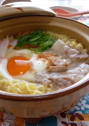 ✤鍋焼きラーメン✤豚みそ味で～旨っ-レシピのメイン写真