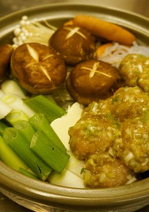 粉末昆布が入った旨みたっぷり鶏つくね鍋-レシピのメイン写真