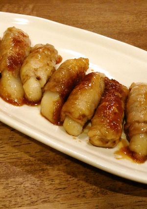 お正月に余ったお餅で♪豚肉のお餅巻き♪-レシピのメイン写真
