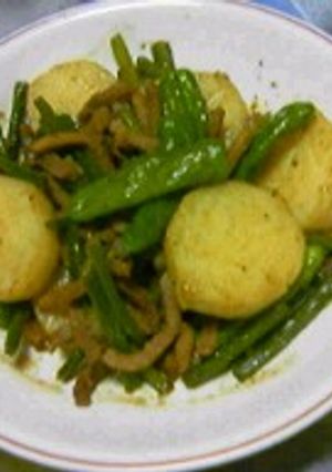長芋と牛肉の炒め物-レシピのメイン写真