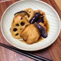 รูปของ 鮭と茄子とれんこんで南蛮漬け