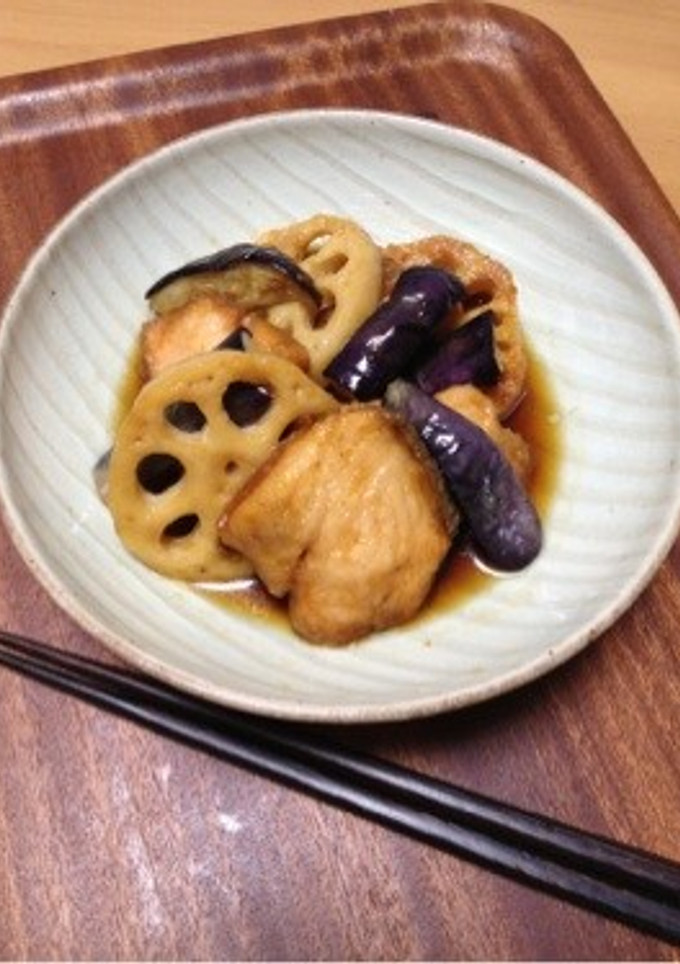 鮭と茄子とれんこんで南蛮漬け-レシピのメイン写真