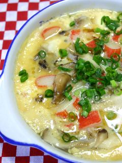 レンジで10分!生姜味噌の茶碗蒸し-レシピのメイン写真