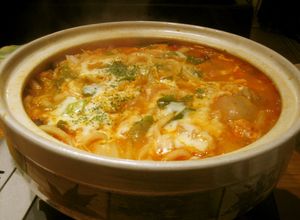 ☀とろけるチーズのトマト煮込みうどん鍋♨-レシピのメイン写真