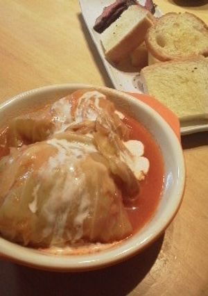 トマトジュースでロールキャベツ-レシピのメイン写真