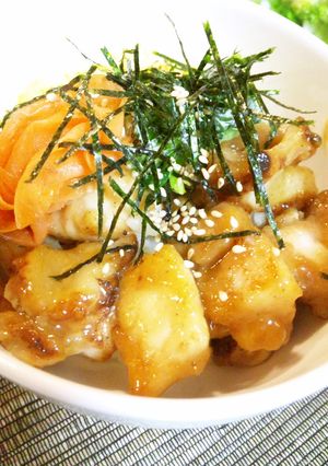 ご飯がすすむ甘辛鶏丼-レシピのメイン写真