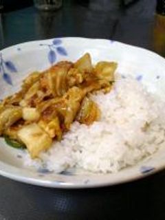 超簡単!!野菜炒めカレー-レシピのメイン写真