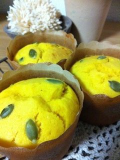 簡単HMカボチャマフィン♡カップケーキ-レシピのメイン写真