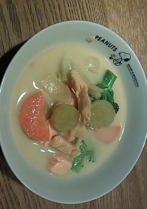 鮭の暖かスープ-レシピのメイン写真
