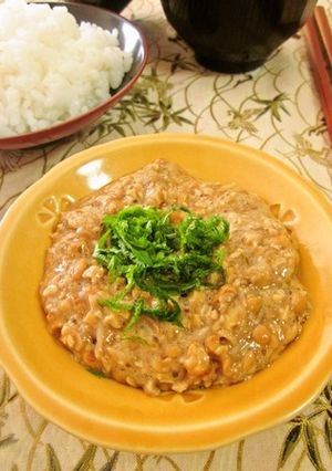 ヘルシー☆納豆となめこのとろろ-レシピのメイン写真