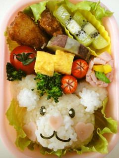 キャラ弁 ほっぺが♡のクマちゃん-レシピのメイン写真
