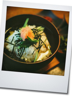 自宅で焙じるほうじ茶のお茶漬け-レシピのメイン写真