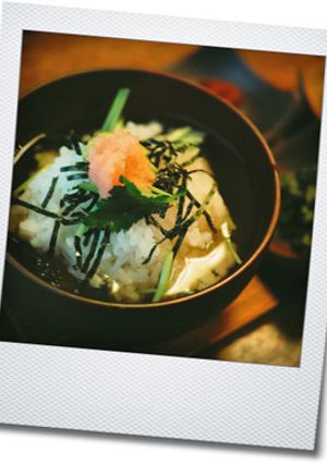 自宅で焙じるほうじ茶のお茶漬け-レシピのメイン写真