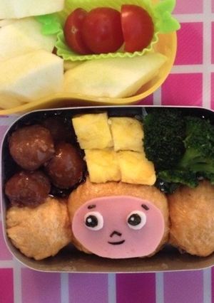年長さんのお弁当(チェブラーシカ)-レシピのメイン写真