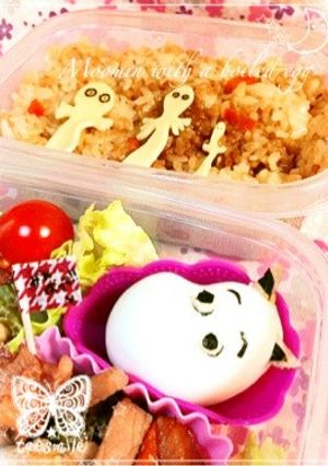 ゆで卵でムーミン♡キャラ弁-レシピのメイン写真