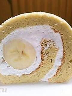 バナナロールケーキ-レシピのメイン写真