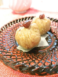 小豆とさつまいものミルキー茶巾♪-レシピのメイン写真
