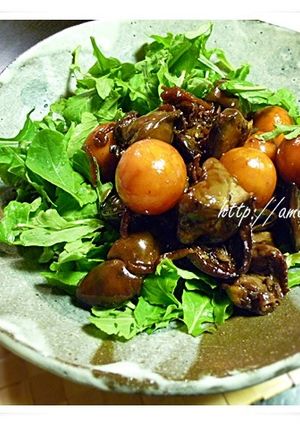 鶏モツ煮-レシピのメイン写真