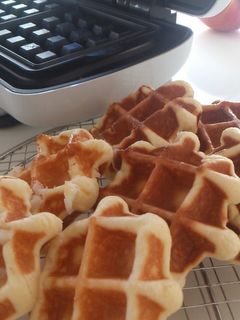 とってもリッチなベルギーワッフル☆HBで-レシピのメイン写真