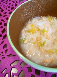 離乳食☆鮭と白菜のお粥♪-レシピのメイン写真
