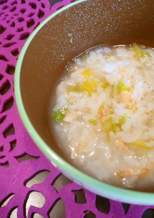 離乳食☆鮭と白菜のお粥♪-レシピのメイン写真
