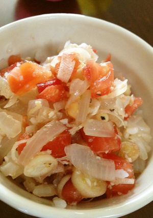 夏のひとりランチ☆さっぱりトマト丼!-レシピのメイン写真