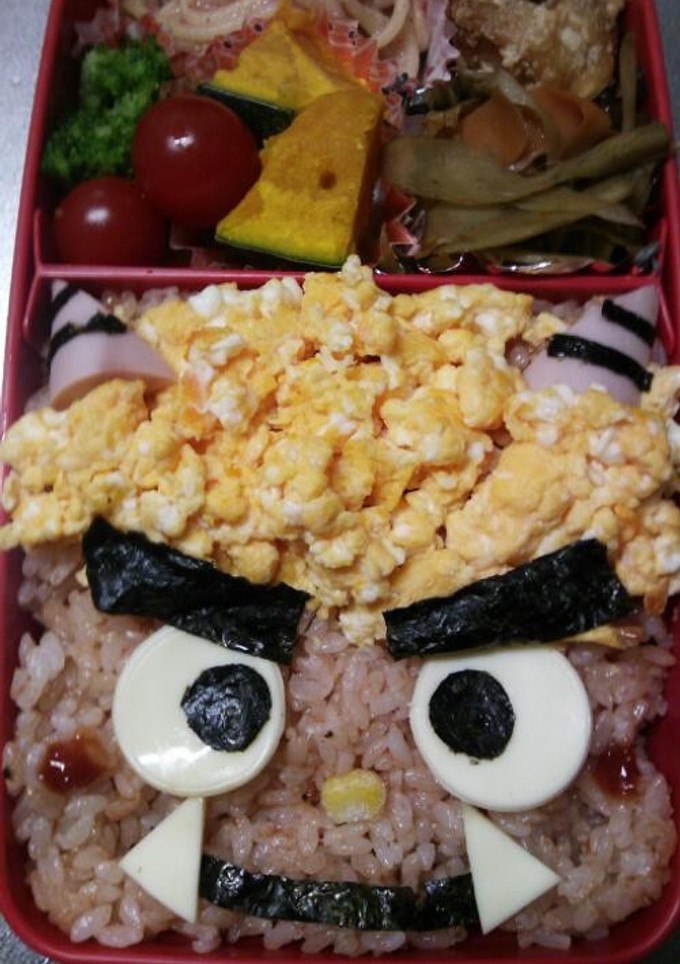 節分 簡単 鬼さんのキャラ弁-レシピのメイン写真