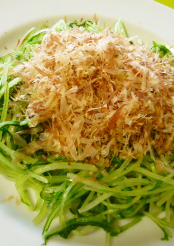 簡単❤かつおぶしたっぷり水菜のおひたし❤-レシピのメイン写真