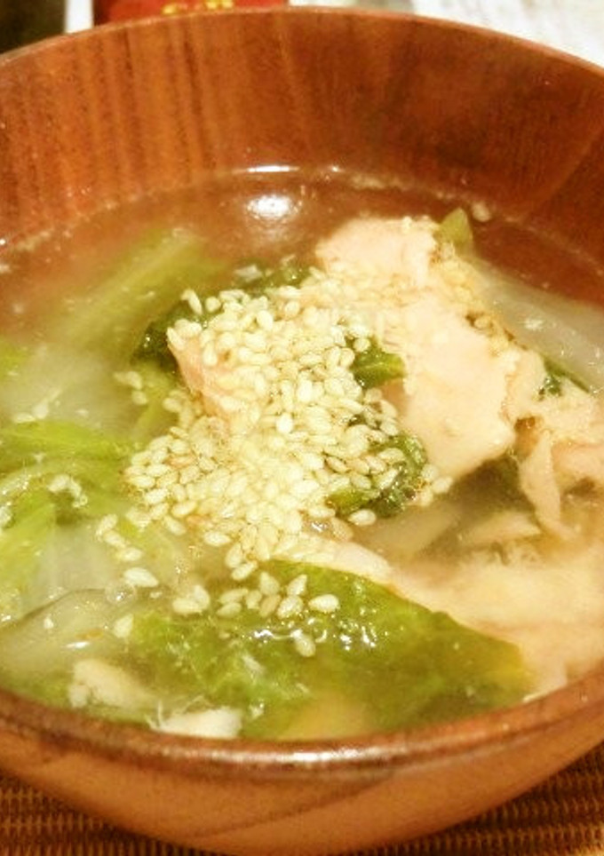 塩鮭と白菜の中華スープ-レシピのメイン写真