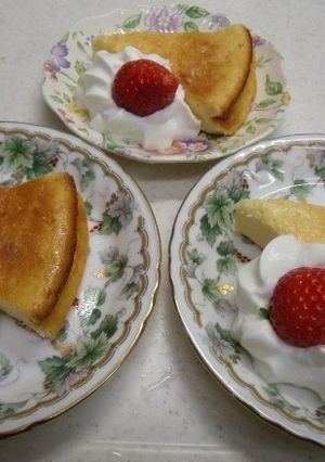 材料代節約ベイクドチーズケーキ-レシピのメイン写真