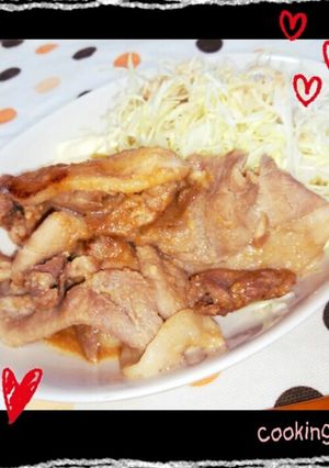 ぶた生姜焼き-レシピのメイン写真