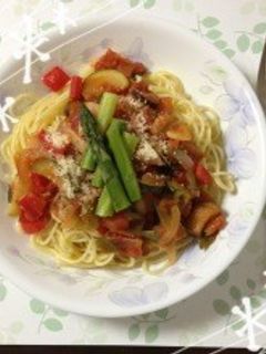 夏野菜パスタ-レシピのメイン写真