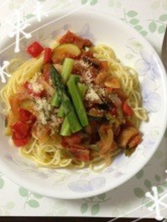 夏野菜パスタ-レシピのメイン写真