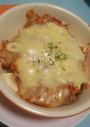 キムチ豆腐グラタン♡味噌マヨで♡-レシピのメイン写真