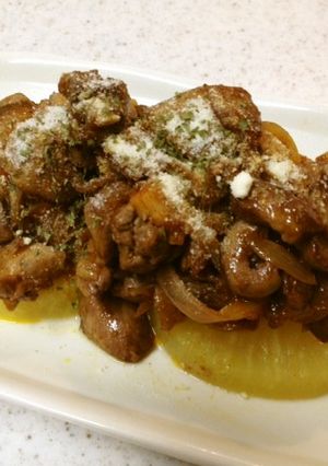 超簡単♪鶏レバーの洋風ケチャ炒め-レシピのメイン写真