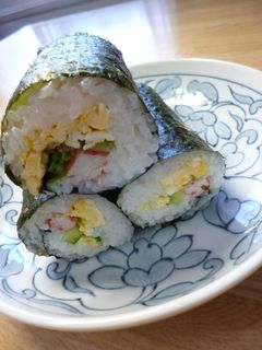 2013年 節分・恵方巻き②(サラダ巻)-レシピのメイン写真