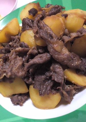 超スピード★ジャガイモと肉の煮物-レシピのメイン写真