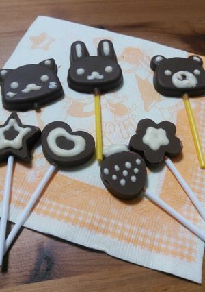 簡単なチョコ＆チョコペン-レシピのメイン写真