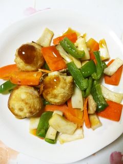 たこ焼き添え☆簡単☆野菜炒め♪-レシピのメイン写真