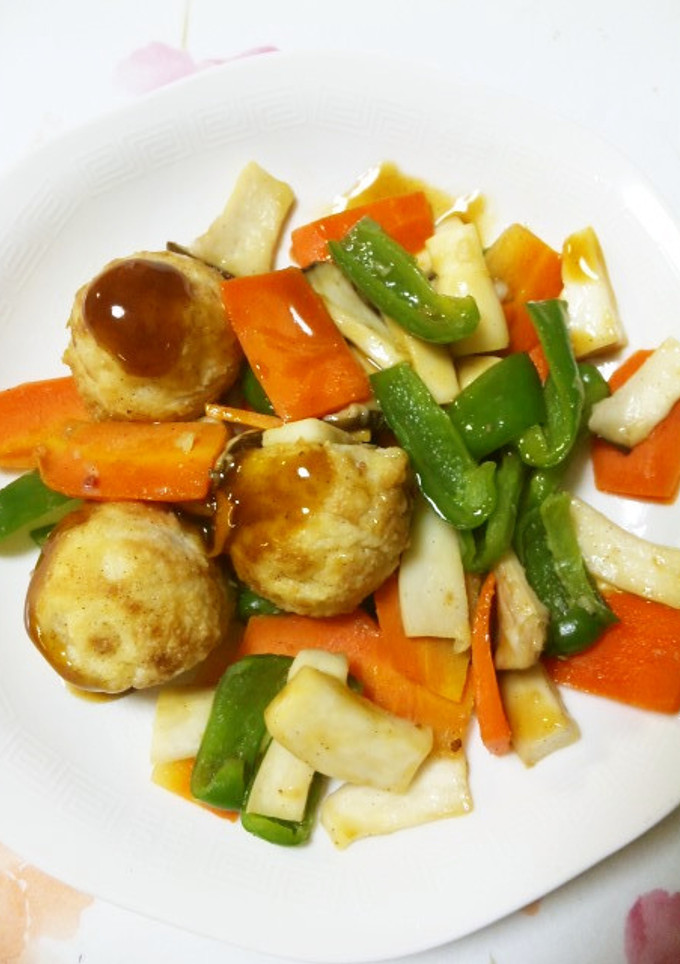 たこ焼き添え☆簡単☆野菜炒め♪-レシピのメイン写真