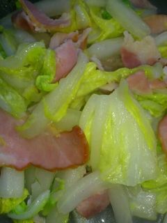 簡単♪美味しい白菜&ベーコン炒め-レシピのメイン写真