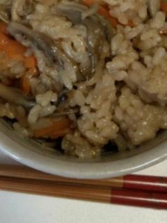 かおる!マイタケ炊き込み御飯-レシピのメイン写真