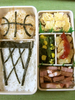 バスケ部♪弁当☆キャラ弁!?-レシピのメイン写真