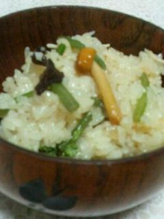 炊飯器で山菜おこわ-レシピのメイン写真