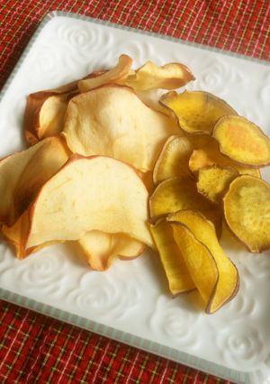 野菜と果実のチップス～レンジ＆オーブン～-レシピのメイン写真