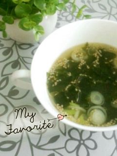 ほっこり♥わかめスープ-レシピのメイン写真