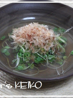 【農家のレシピ】かいわれ大根のおひたし-レシピのメイン写真