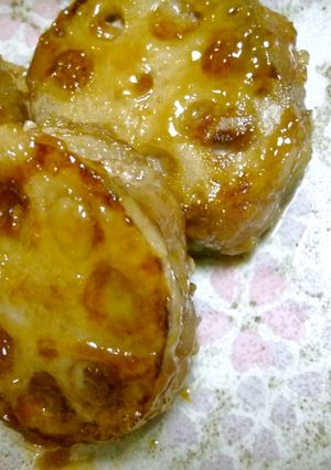 照り照り♪レンコンのはさみ焼き-レシピのメイン写真
